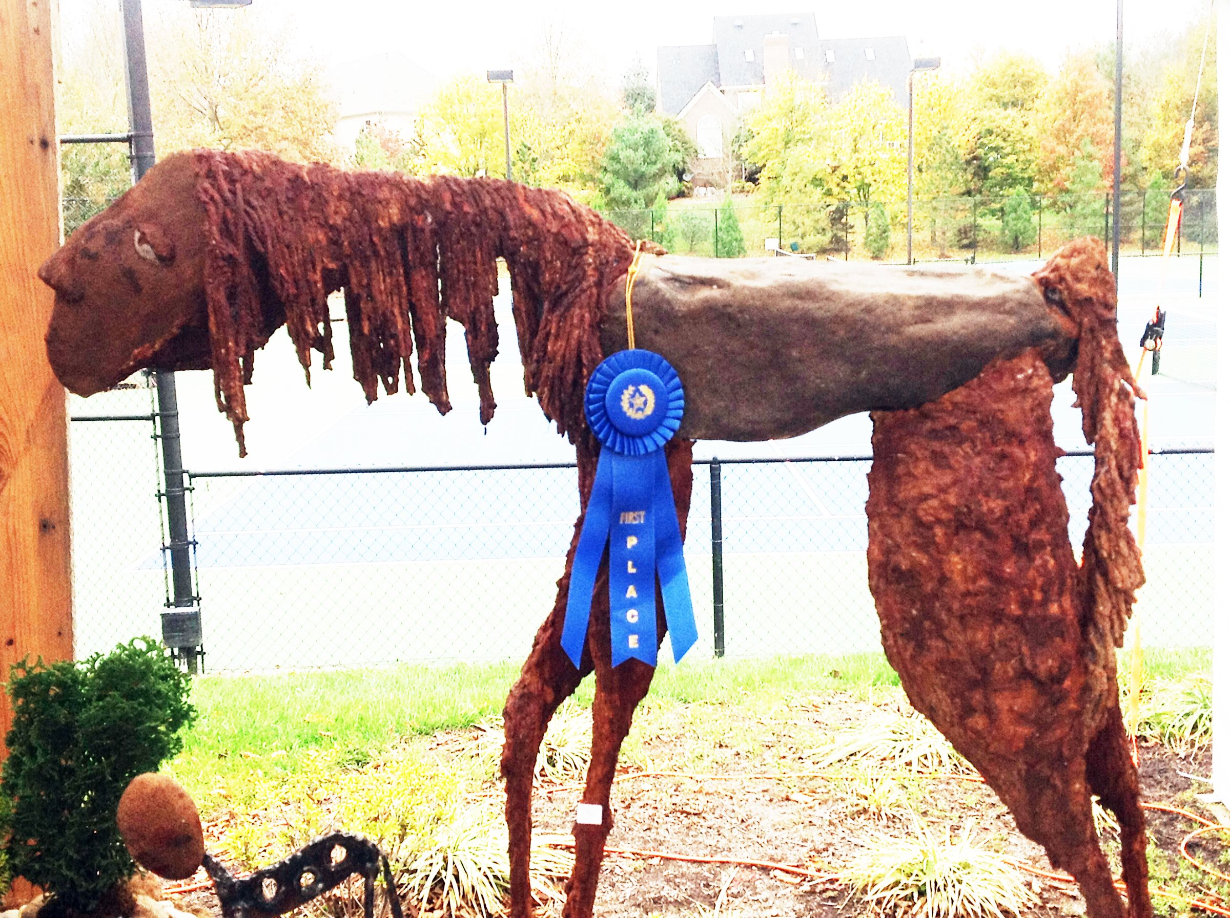 The Stoned Pony a hand carved award winning sculpture