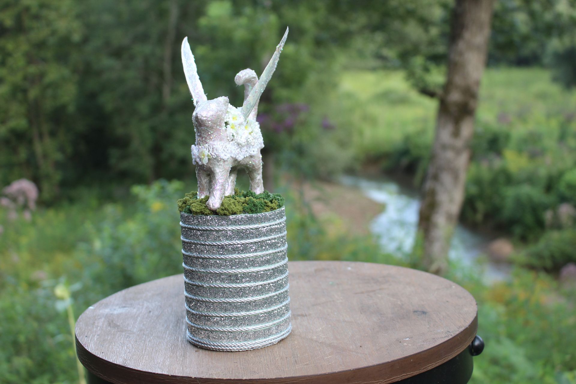 SPARKLE KITTY, an Endearing, One of a Kind Feline Cremation Urn