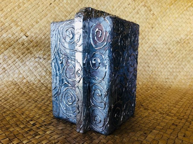 SWIRL SKY, a Creatively Unique, One of a Kind, Full-Size Cremation Urn for Adult Human or Pet Ashes