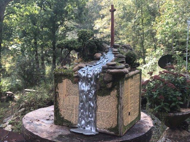 FOREST PEACE, a One of a Kind, Full Size Cremation Urn for Adult Human or Pet Ashes
