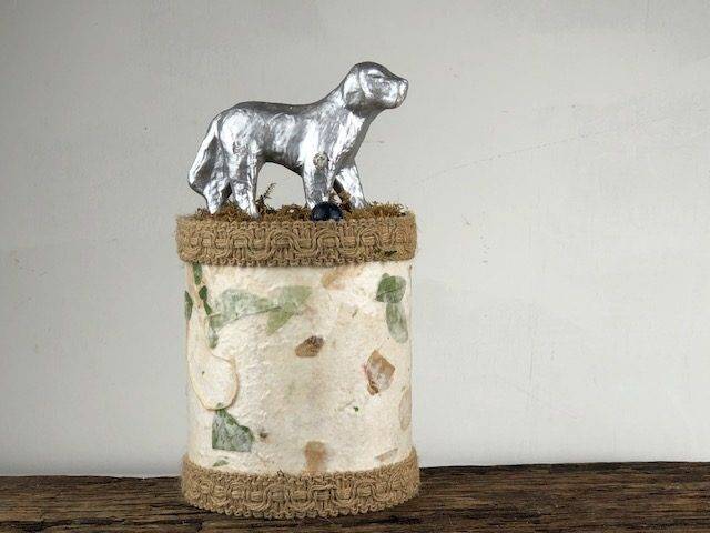STROLL DOG, a Unique, One of a Kind Cremation Urn for Canine Ashes