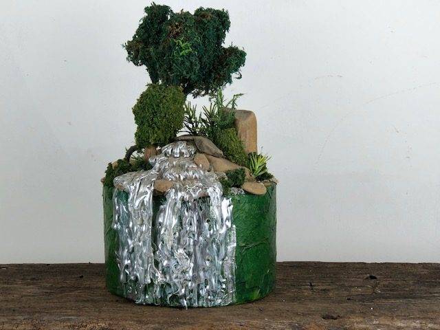WATERFALL WOODS, a Unique, One of a Kind, Small or Sharing Cremation Urn for Human or Pet Ashes