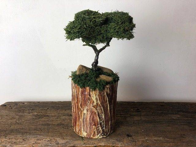 TREE TOP-2, a One of a Kind, Small or Sharing Cremation Urn for Human or Pet Ashes
