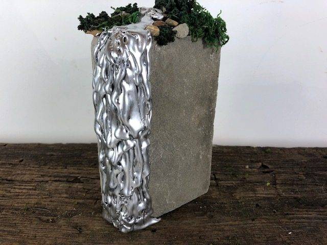 HEAVENLY FALLS, a Unique, Faith-based, Stone Keepsake or Sharing Cremation Urn for Human or Pet Ashes