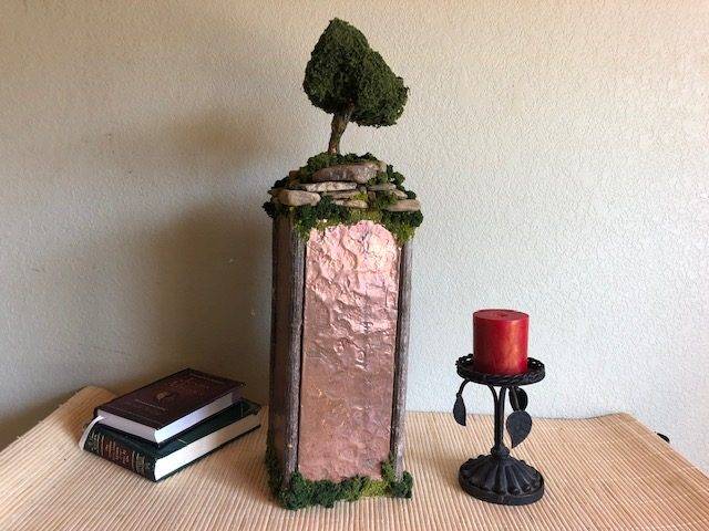 COPPER TREE, a Unique, Full-Size Cremation Urn for Human or Pet Ashes