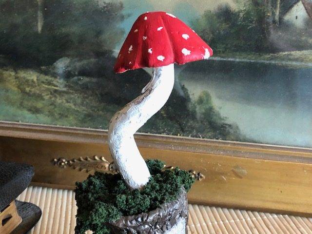 LIL’ MAGIC ‘SHROOM, a Cute, Whimsical, Keepsake or Sharing Cremation Urn for Human or Pet Ashes