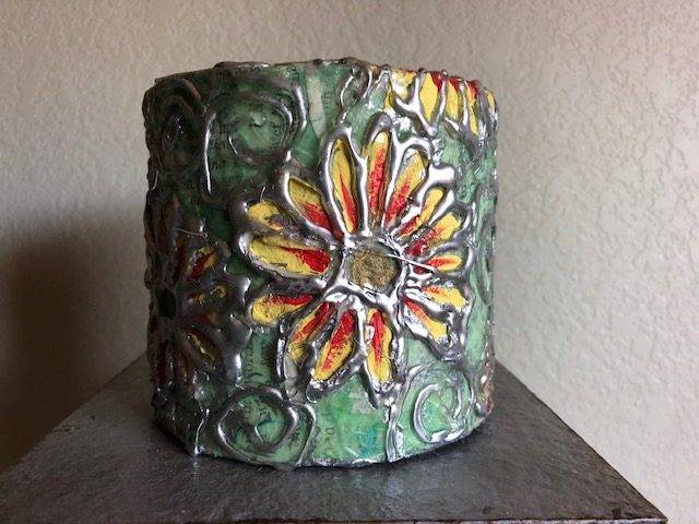 DAISY POWER, a Unique, One-of-a-Kind, Small or Sharing Cremation Urn for Human or Pet Ashes