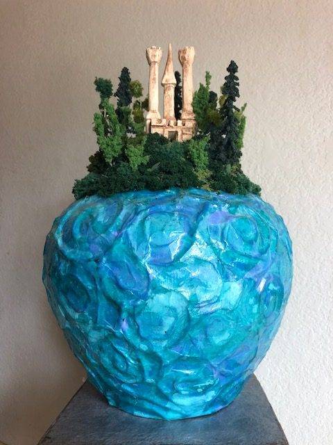 POSEIDON’S KEEP, a Unique, One-of-a-Kind, Full-Size Cremation Urn for Human or Pet Ashes