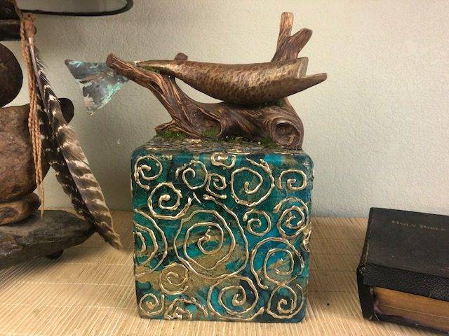 ANGLER’S PRIZE, a Unique, Full-Size, One-of-a-Kind Cremation Urn for Human or Pet Ashes