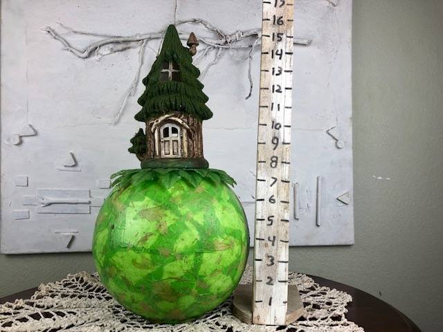 EMERALD  ISLE, a Unique, Whimsical, Full-Size Ceramic Cremation Urn for Human or Pet Ashes